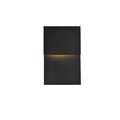 Cling 90 Lumens Raine Integrated LED Wall Sconce, Black CL2571303